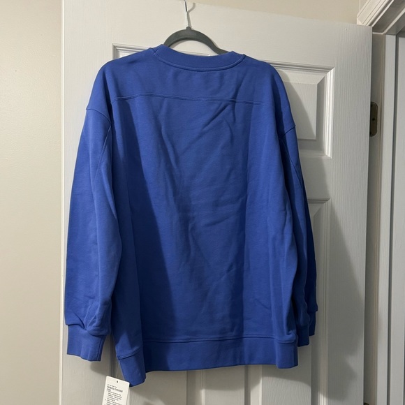 NWT Size 6 Lululemon Perfectly Oversized Crew in Wild Indigo - Picture 7 of 9